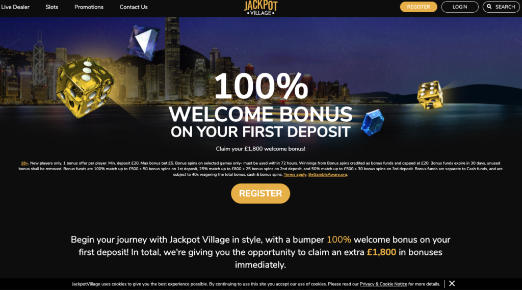 jackpot village promotions